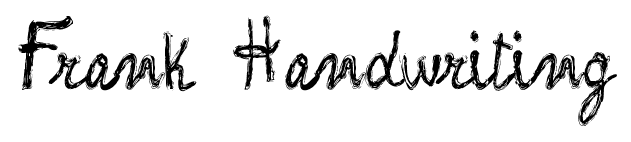 Frank Handwriting font